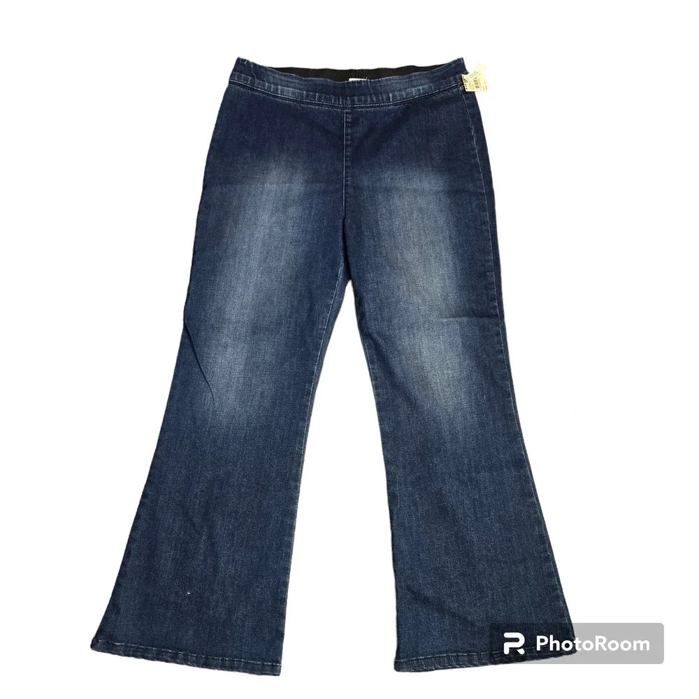 West of Melrose Wide‎ Leg Denim Pants Size: XL